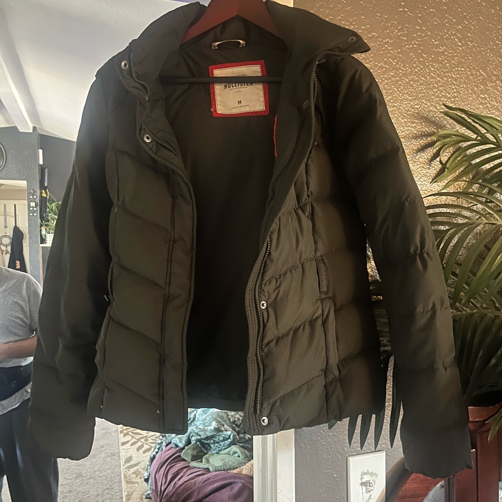 Hooded Black Puffer Jacket